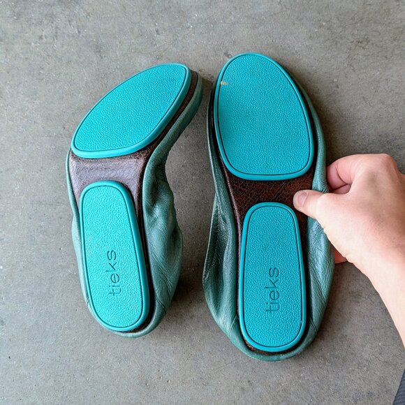 Tieks Pacific Green Ballet Flat size 8 - Picture 12 of 12